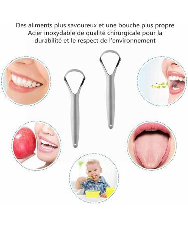 Stainless Steel Tongue Cleaner - Remove Bad Breath | Tongue Brushes for Optimal Oral Care - Buy Online on GoSupps.com
