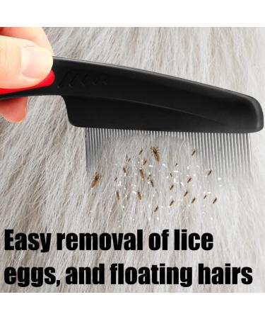 WeddHuis Professional Stainless Steel Flea Comb for Cats & Dogs | Easy Lice & Dust Removal - International Shipping - Buy Online on GoSupps.com