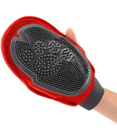 Sundaylike Life Nursing Shoe & Double-Sided Dog Massage Brush for Pets - Red One Size | Perfect for Cats & Dogs - Buy Online on GoSupps.com