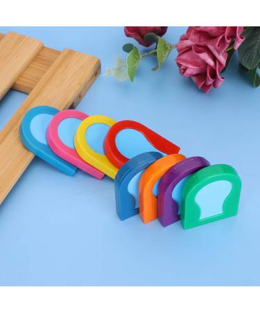 Cosiki Courage de Cheveux pour Filles Lavables Cheveux Temporaires la Craie Dye de Colorant de Lumineux Temporaire 8 Couleurs Poudre de Coloration de pour le Nouvel an d'anniversaire Cosplay