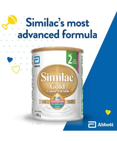 Similac Gold Palm Oil Free Follow on Milk 900 g Stage 2 900 g (Pack of 1) - Buy Online on GoSupps.com