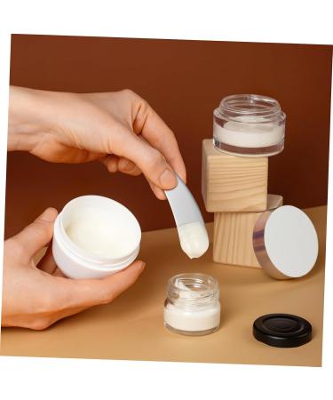 Gogogmee 2pcs Cosmetic Spatula Face Cream Scoop Cosmetics Spatula Face Spatula Mini Spatula for Cosmetics Makeup Spatula Small Make up Spatula Tool Metal Makeup Spatula Esthetician Supplies - Buy Online on GoSupps.com