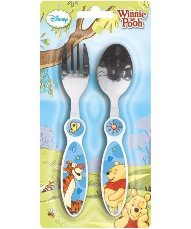 Winnie the Pooh Children's Cutlery Set | Disney 2-Piece Fork & Spoon for Kids | International Shipping Available - Buy Online on GoSupps.com