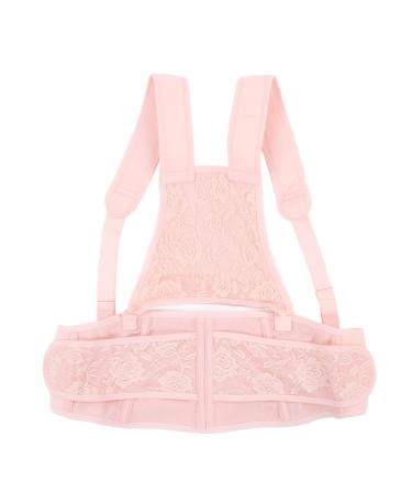 Garosa Maternity Belt Pregnancy Support Pregnancy Belly Support Brace Adjustable Breathable Elastic Waist Back Abdomen Band Brace Dual Shoulder Straps Support for Prenatal Postpartum Comfort(M)