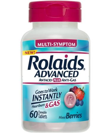 Rolaids Adv Tabs Mixed Be Size 60ct Rolaids Advanced Tabs Mixed Berry 60ct