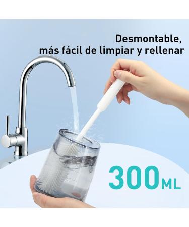 Buy Mouth Shower - 4 Modes Water Flosser | 300ml Water Tank | Test Winner | 30-Day Battery Life | Easy Tongue Cleaner for Oral Care | White & Green - Buy Online on GoSupps.com
