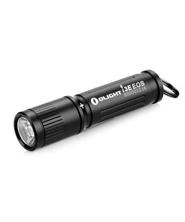 Olight i3e EOS Mini LED flashlight key riper 90 lumen and 44m range small flashlight keychain handlamp waterproof IPX8 AAA battery for camping hiking black - Buy Online on GoSupps.com