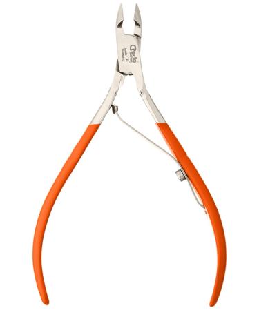 CREDO skin nippers 10 cm POP ART nickel-plated orange
