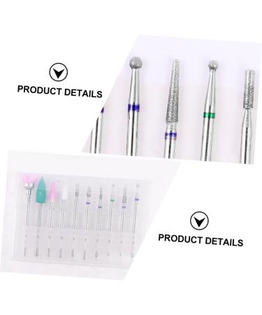 Ipetboom Manicure Tools Professional 1 Set Nail Polish Head Set Tungsten Steel Nail Manicure Alloy Tungsten Steel Professional Manicure Tools - Buy Online on GoSupps.com