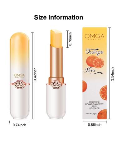 BINGBRUSH 2-Piece Orange Color-Changing Lipstick Set | Long-Lasting PH Mood Lip Stain & Glossy Lip Balm | Moisturizing Makeup for Women - Buy Online on GoSupps.com
