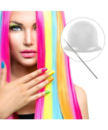 Silicone Hair Dyeing Cap for Women & Girls - Reusable Highlight Cap with Hook | Perfect for Easy Coloring - Buy Online on GoSupps.com