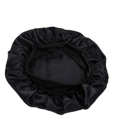 AKOAK Wide-brimmed Headband Nightcap for Women - High-elastic Chemotherapy Cap in Black - Buy Online on GoSupps.com