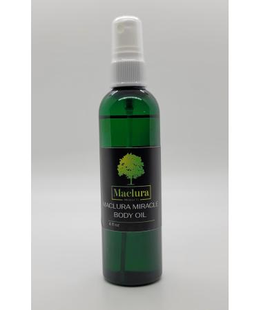 Maclura Products Pomifera Miracle Body Oil 4 fl oz made with Pomifera Oil Jojoba Oil and Sweet Almond Oil