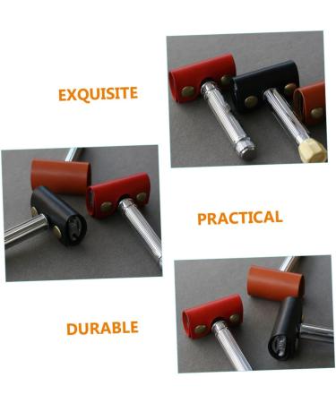 Frcolor 10 STK Leather Holster Travel Accessories for Men - Classic Razor Storage Box in Black | Ideal for Grooming & Travel - Buy Online on GoSupps.com