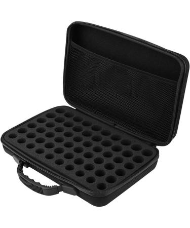 Cocoarm Essential Oils Carrier Bag - Hard Shell Shockproof Organizer for 60 Bottles 5ml & 15ml | Ideal for Travel & Home Storage - Black - Buy Online on GoSupps.com
