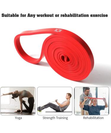 KK Resistance Bands - Red 15-35 lbs - Pull Up & Stretch Bands for Home Gym, Yoga & Physical Therapy - Buy Online on GoSupps.com