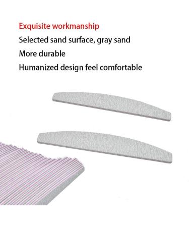 BUYGOO 50 Pcs Professional Nail Files 100/180 Grit Double Sided Emery Board Nail File Acrylic Gel Natural Nail Styling Tools Pet Grooming Tools for Home and Salon Use - Buy Online on GoSupps.com