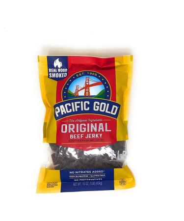 Pacific Gold Original Beef Jerky 1 pound bag, 16 Count