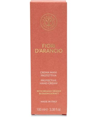 Erbario Toscano Protective hand cream orange blossom 100 ml with organic orange blossom extract keeps the skin nourished and soft - Buy Online on GoSupps.com
