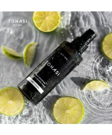 Tonasi Rejuvenating Hair Tonic - Men's Grooming Tonic with Natural Ingredients - Combats Dandruff & Strengthens Hair - Non-Greasy Styling - 150ml Lime + Litsea - Buy Online on GoSupps.com