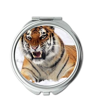 Mirror Travel Mirror animal big cat carnivore pocket mirror portable mirror