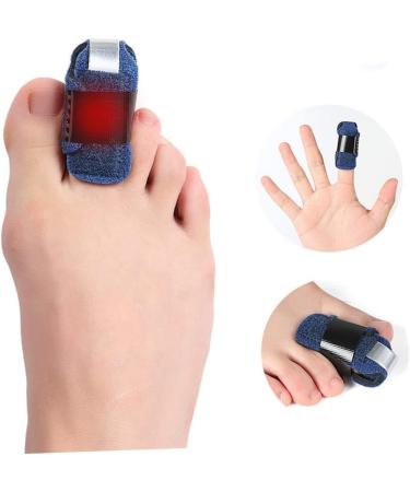 Healvian 3pcs Toe and Finger Splint Set for Trigger Thumb, Crooked Toe, and Sprained Toe - Aluminum Alloy Support Sleeves - Buy Online on GoSupps.com