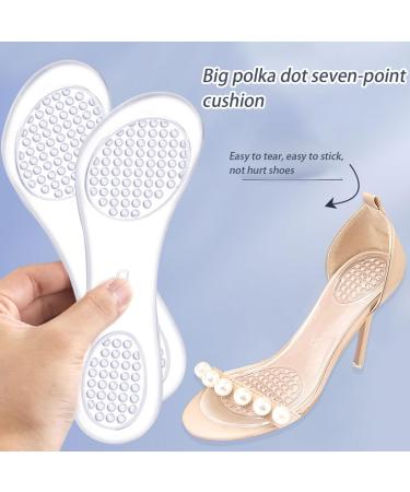 High Heel Insoles Inserts | 3/4 Gel Cushion Pads for Women | Pain Relief & Arch Support for Sandals - Buy Online on GoSupps.com