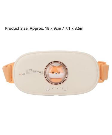 Heating Pillows for Menstruation Relief | 4 Heat Levels & Vibration Massage | Back Pain & Abdominal Girdle - White - Buy Online on GoSupps.com