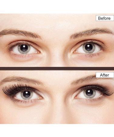 Shop Uraqt 3D False Eyelashes - 5 Pairs of Natural Thick & Fluffy Black Eyelashes - Perfect for Dramatic Makeup (002) - Buy Online on GoSupps.com