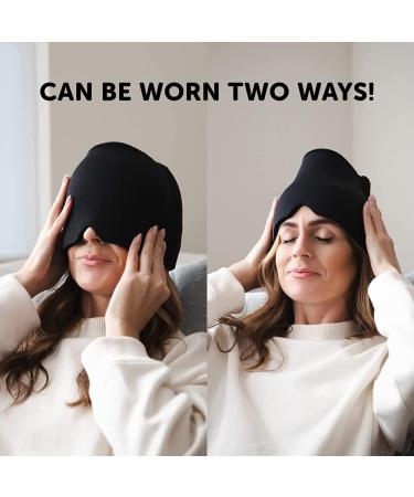 Tcare Cold Therapy Form Fitting Gel Ice Headache Migraine Relief Cap Ice Pack Eye Mask for Puffy Eye Tension Sinus Stress Relief - Buy Online on GoSupps.com