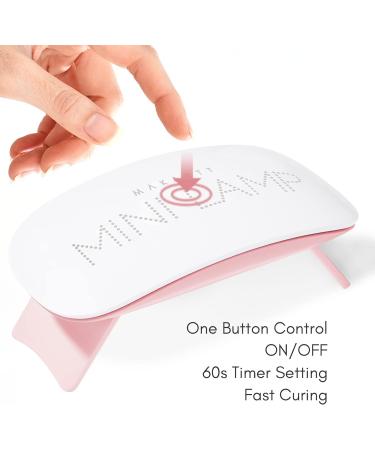 Makartt 6W LED Mini Nail Lamp with 60s Timer and USB for Gel Nails - Portable UV Nail Dryer for Gel Nail Polish - Travel-Friendly Nail Light - 1 Count - Buy Online on GoSupps.com