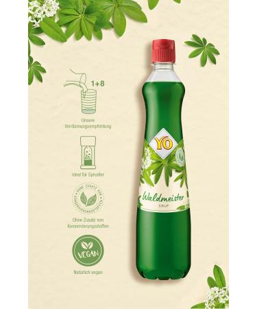 Buy Yo Sirup Waldmeister (6 x 700 ml) - Vegan No Sweeteners or Preservatives - 6 Liters of Refreshing Drink Online - International Shipping Available - Buy Online on GoSupps.com