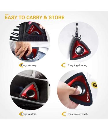 Analan Animal Hair Remover Brush - Ultimate Pet Hair Removal for Carpets Furniture Clothes & More (Includes Extra Blade) - Red - Buy Online on GoSupps.com