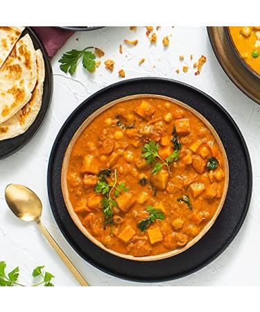 Patak's Vegetarian Meals 10.05oz Variety Pack - Butter Chickpeas, Veggie Korma, Lentil & Tikka Masala - Ready to Heat in 90 Seconds - Pack of 6 - Buy Online on GoSupps.com