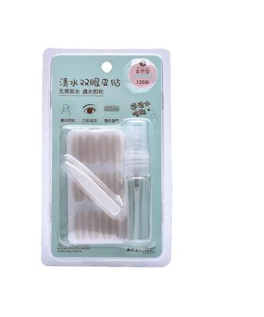 Waterproof Invisible Double Eyelid Tape - 120 Pieces Natural Fiber Eyelid Lifter Strips Eye Lift Tape for Droopy Lids Hooded Eyes