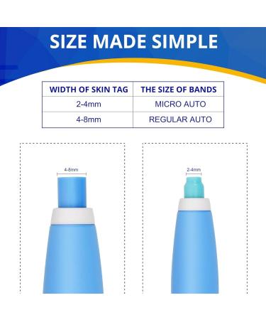 GIMOCOOL Auto Skin Tag Remover kit Skin Tag Treatment Anti-skin Tag Pen Skin Wart Removal Device 2-8mm 2 in 1 for Removing Face Body Warts - Buy Online on GoSupps.com
