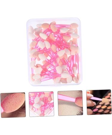 VINTORKY 50pcs Double Ended Eyeshadow Brush Fan Makeup Brush Makeup Eyeshadow Eye Primer Brush Pink Plastic - Buy Online on GoSupps.com