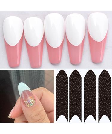 French Manicure Nail Stickers - 6 Sheets French Tip Nail Guides for DIY Nail Art - Buy Online on GoSupps.com
