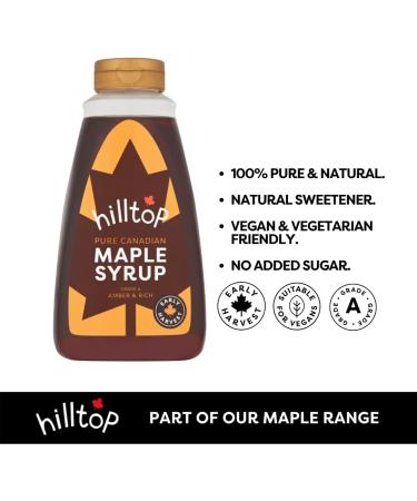 Hilltop Maple Syrup - Amber Early Harvest - Squeezy Bottle - 640g Amber 640 - Buy Online on GoSupps.com