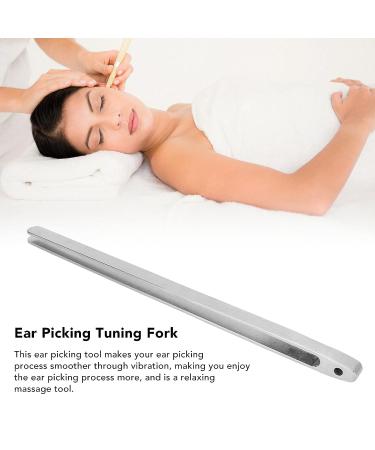 Stainless Steel Ear Tuning Fork Set - Professional Vibration Relaxation Tool for Home & Salon Use (11x18cm) - Buy Online on GoSupps.com