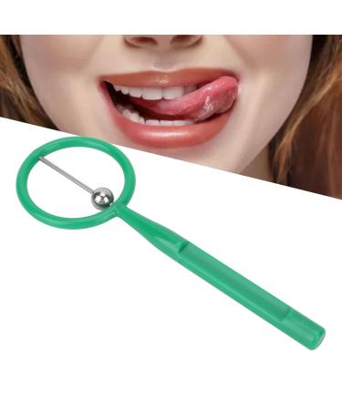 Tongue Tip Trainer & Mouth Muscle Strength Device - Enhance Speech Clarity | Green PP Alloy Trainer - Buy Online on GoSupps.com