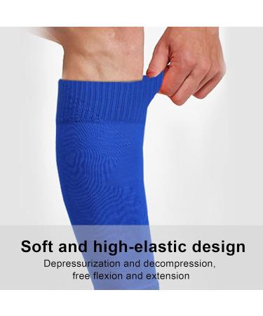 Jimtuze Leg Compression Cuffs for Football Training | Anti-Slip Calf Compression Sleeves | Adult Blue | Ultimate Leg Protection & Support - Buy Online on GoSupps.com
