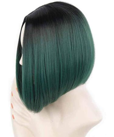 GCX Synthetic Green Short Straight Wig for Women - Realistic & Beautiful Style - Buy Online on GoSupps.com