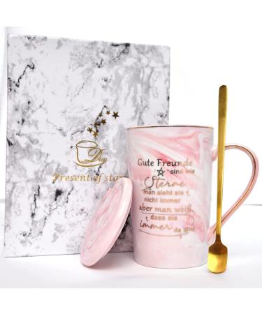 Personalized Bokalaka Coffee Cup - Perfect Birthday Gift for Best Friends | 400ml Pink Cup in Gift Box - Ideal Farewell Gift for Colleagues - Buy Online on GoSupps.com