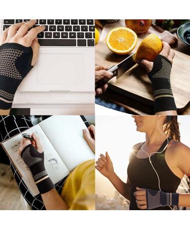 Copper Wrist Compression Sleeve for Tendonitis & Arthritis Relief - Small - Pack of 1 - Buy Online on GoSupps.com