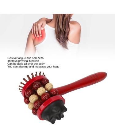 Manual Massage Hammer | Fascia Massage Roller for Trigger Points | Double Size Head & Back Massager for Home & Office Relief - Buy Online on GoSupps.com
