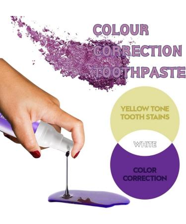 Purple Teeth Whitening Purple Whitening Toothpaste Purple Toothpaste Professional Teeth Whitening Purple Toothpaste Smoker and Sensitive Whitening Toothpaste - Buy Online on GoSupps.com