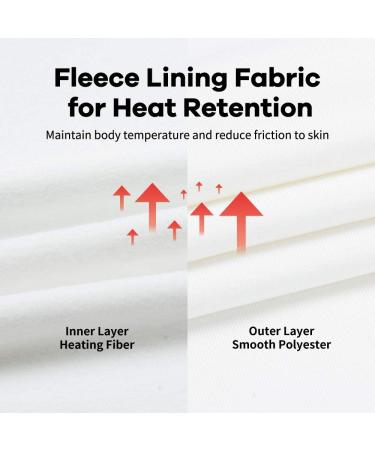 Mancyfit Women's Thermal Fleece-Lined Leggings Underwear - Soft White Bottoms (Size Small) - Buy Online on GoSupps.com