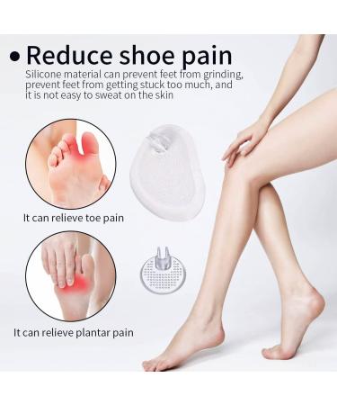 4 Pairs Non-Slip Metatarsal Pads for Thong Sandals - Ball of Foot Cushion Inserts - Buy Online on GoSupps.com