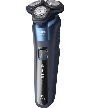 Philips S5585/30 Series 5000 Men's Electric Shaver - Blue | Dry & Wet Shaving - Buy Online on GoSupps.com